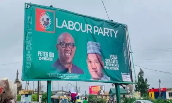 LP Knocks Soludo As Anambra Pulls Down Peter Obi’s Campaign Billboards