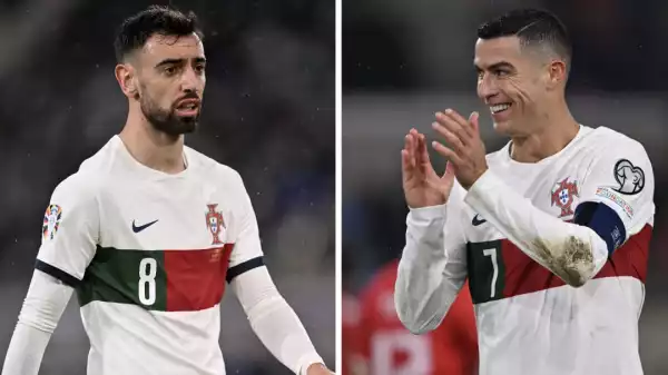 Bruno Fernandes disagrees with Cristiano Ronaldo