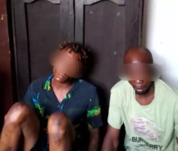 Photo Of Two Men Nabbed For Beating Man To Death Over Claims He Stole Car Doors