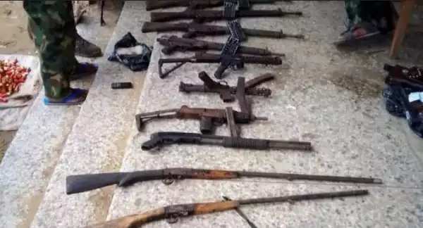 Commotion As Soldiers Arrest Three Delta Community Leaders, Recover High-Grade Weapons
