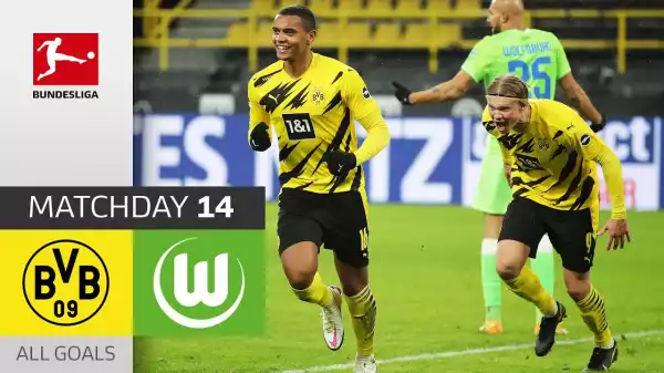 Borussia Dortmund vs Wolfsburg 2 - 0 (Bundesliga Goals & Highlights)