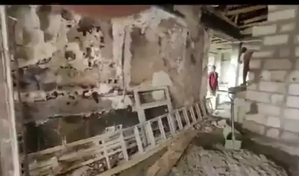 I’m Only Left With Belongings I Travelled With - AY Says As He Rebuilds Home Destroyed by Fire (Video)