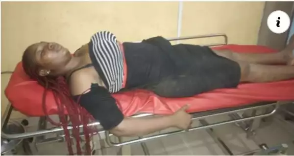 OMG!! Police Officers Beat Nursing Mother To Stupour In Abuja