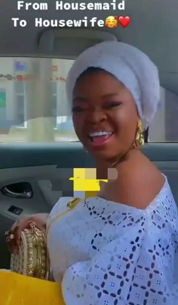 From Housemaid To House Wife – Lady Celebrates Promotion After She Was Wifed-up By Her Boss (Video)