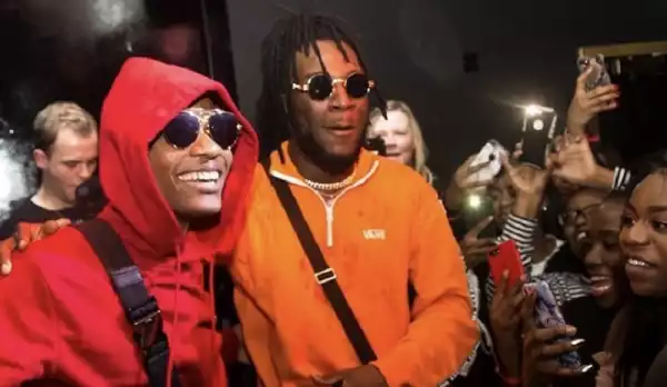 Moment Wizkid Brought Out Burna Boy at His O2 Arena Concert (Video)
