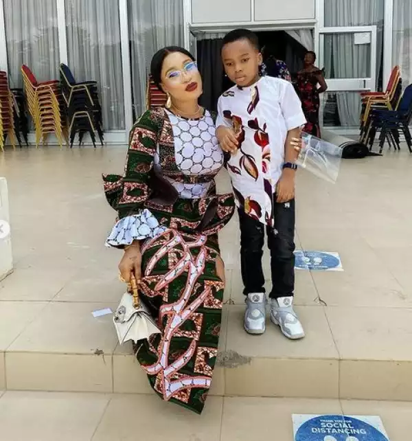 It Takes A Strong Person To Be A Single Parent And Take On Two Roles – Tonto Dikeh Celebrates Self On Father’s Day (Video)