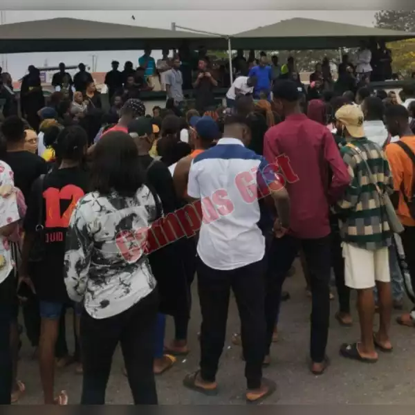 Day 2: Undeterred, UNIBEN Students Protest Colleague’s Death At UBTH