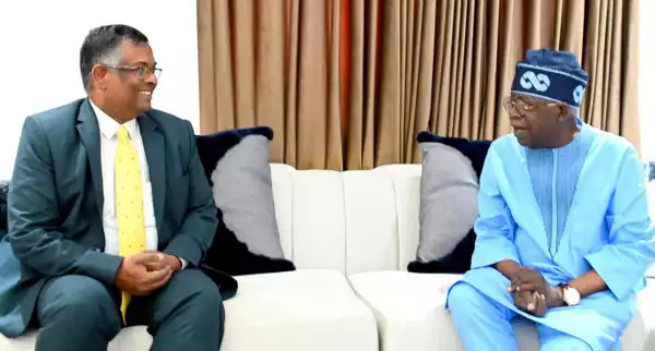 Indian High Commissioner To Nigeria Visits Bola Tinubu