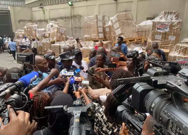 BREAKING: INEC Commences Distribution Of Sensitive Election Materials In Lagos