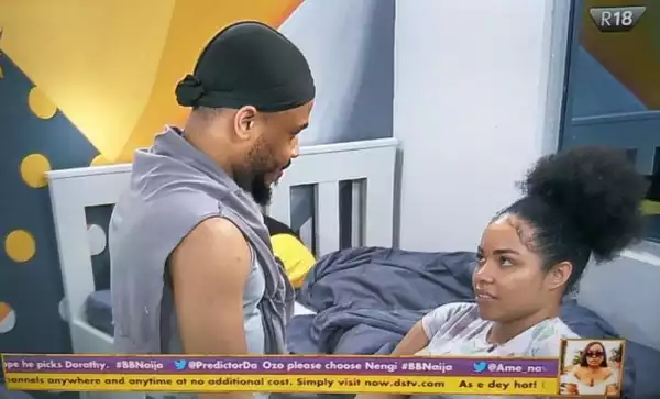 #BBNaija: “Stop Trying To Steal Kisses, We Are Not Dating” – Nengi Tells Ozo (VIDEO)