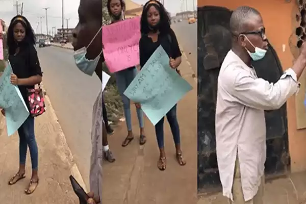 Video Of Nigerian Man Confronting A Group of Women Protesting Against Rape Sparks Outrage (WATCH)