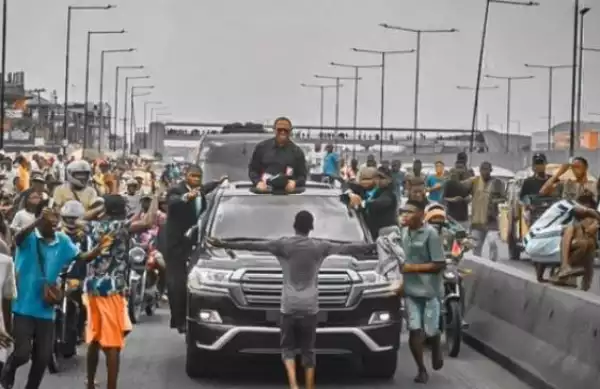 Cubana Chief Priest Offers Scholarship To Boy Who Stood In Front Of Peter Obi’s Convoy