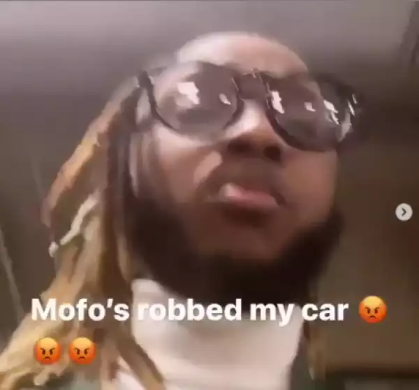 Rapper Yung6ix rants on Instagram after being robbed in the US (video)