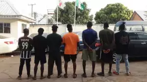 Seven Suspected Internet Fraudsters Arrested In Benue (Photo)