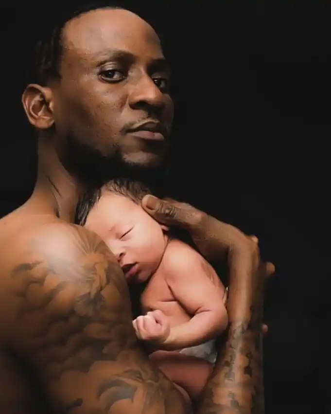 Reality star Omashola gifts his 3-month-old son a plot of land in Lagos