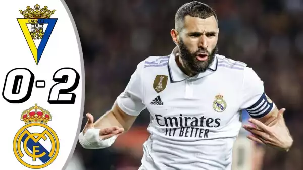 Cadiz vs Real Madrid 0 - 2 (Laliga 2023 Goals & Highlights)