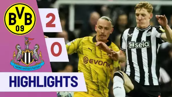 Dortmund vs Newcastle United 2 - 0 (Champions League Goals & Highlights)