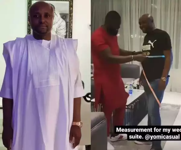 Where I Go See That Kind Money – Davido’s Aide, Isreal Laments After He Was Told To Pay N500K For Wedding Suit (Video)