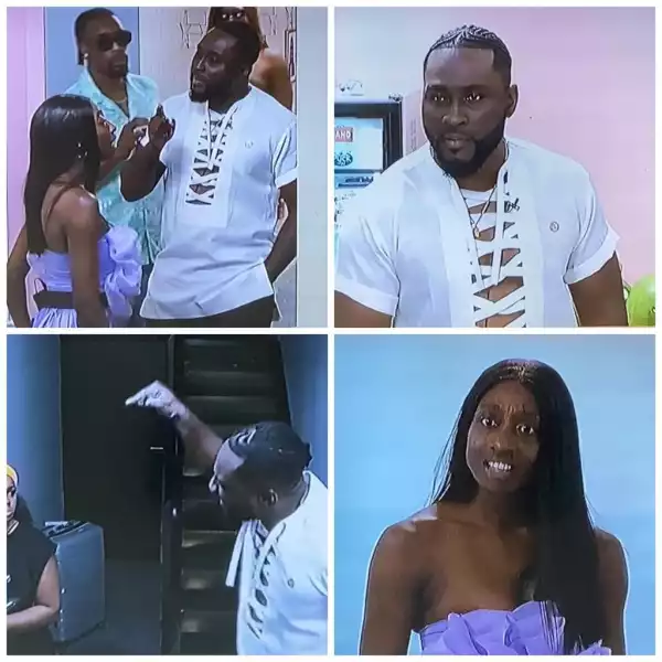 BBNaija AllStars: Pere Confronts Doyin, Punches Wall As They Engage In A Heated Argument (Video)