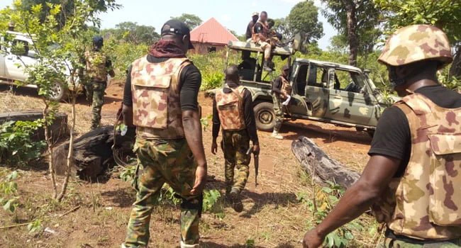Security forces burst camp of unknown gunmen in Akokwa and Arondizuogu in Imo State