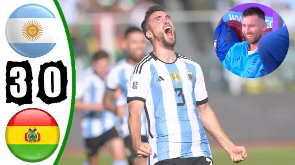 Bolivia vs Argentina 0 - 3 (World Cup Qualifiers Goals & Highlights)