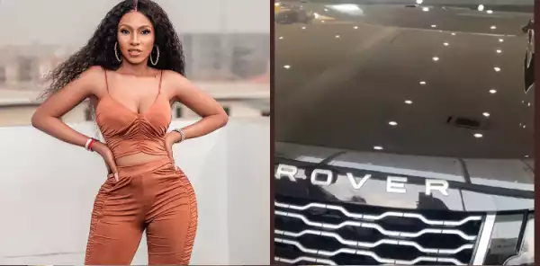 Mercy Eke buys herself a brand new “Range Rover Autobiography” worth more than N120M
