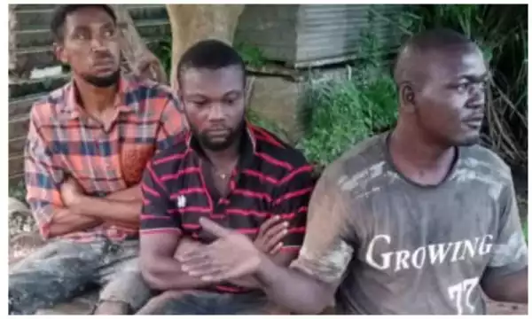 So-Safe Arrests Three For Burgling Gas Company In Ogun (Photos)