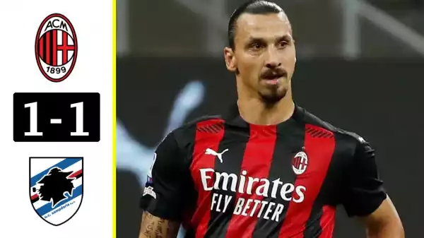 Milan vs Sampdoria 1 - 1 (Serie A Goals & Highlights 2021)