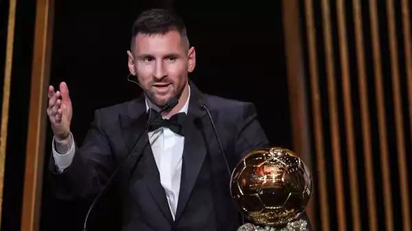 Lionel Messi wins the 2023 Ballon d