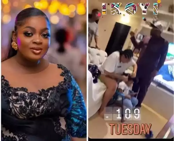 Eniola Badmus Shares Video of Rosy Meurer And Olakunle Churchill Together Amid Report of Marital Crisis