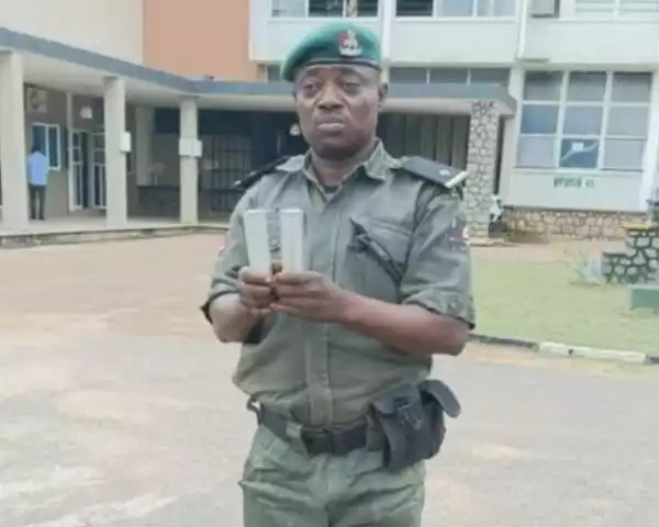 Police Arrest 50-year-old Teacher Impersonating Assistant Superintendent Of Police In Oyo State (Video)