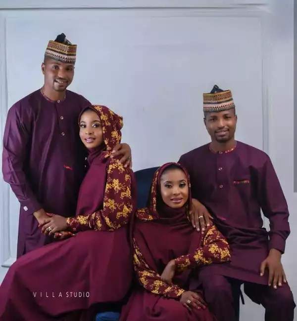 Identical twin brothers set to wed identical twin sisters in Kano (photos/video)