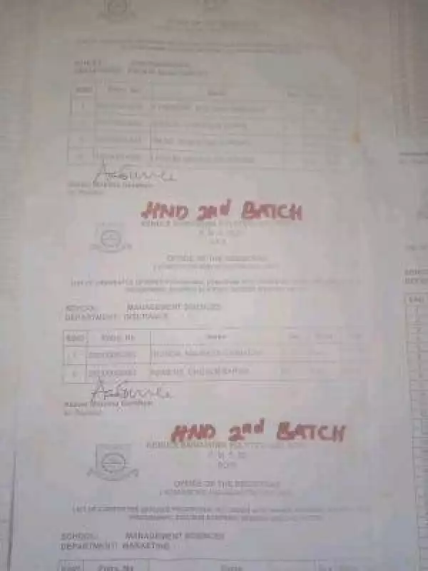 KENPOLY HND 2nd Batch Admission List, 2023/2024