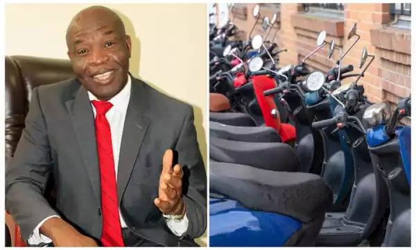 Nigerian Man Gets Presidential Applause For Inventing Electric Bikes In Uganda (Photo)