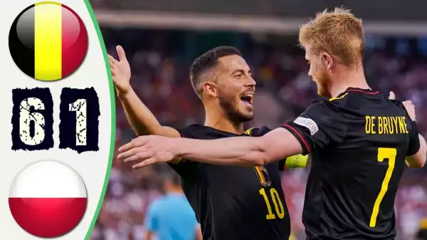 Belgium vs Poland 6 - 1 (Nations League 2022 Goals & Highlights)