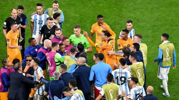 Argentina & Netherlands charged by FIFA after bad-tempered quarter-final