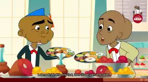 Tegwolo and Tega eat food for 10 People  (Comedy Video)