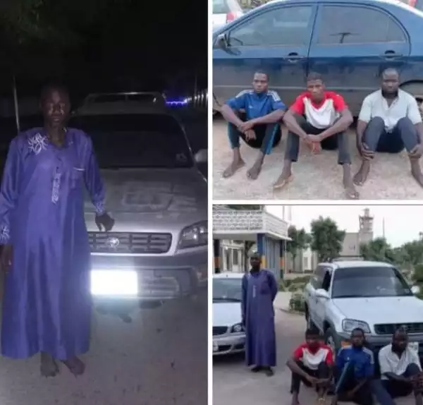 Police Arrest Notorious Serial Car Thief And Three Others In Kano