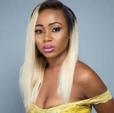 Ghanaian actress, Akupem Poloo goes naked in front of her son to wish him a happy 7th birthday (see photo)