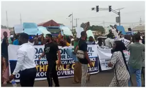 Alleged N80.2bn fraud: Kogi Youths Protest EFCC’s Move to Arrest Yahaya Bello