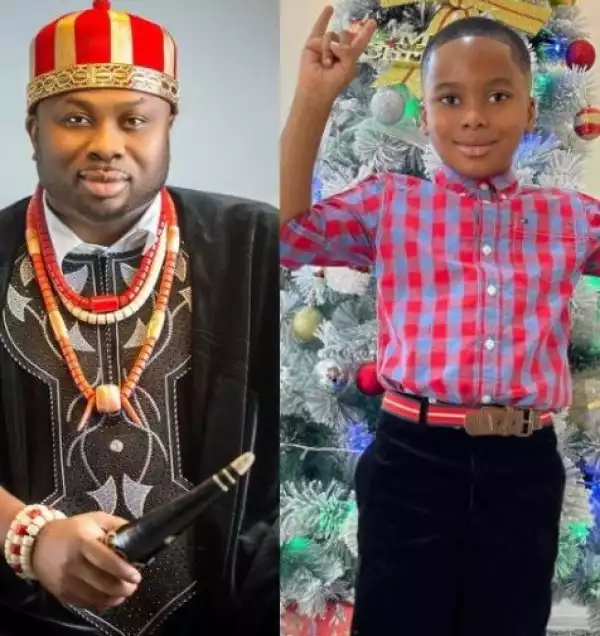 I Miss You And Long To See You Soon - Churchill Olakunle Celebrates His Son With Tonto Dikeh As He Turns 7