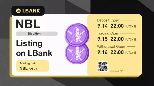 LBank Exchange Lists NBL (Nobility) – Press release Bitcoin News