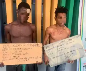 Two Arrested In Lagos For Snatching A Lady