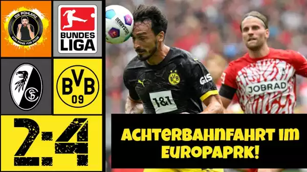 Freiburg vs. Borussia Dortmund 2 - 4 (Bundesliga Goals & Highlights)
