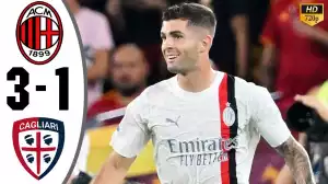 Cagliari vs AC Milan 1 - 3 (Serie A Goals & Highlights)