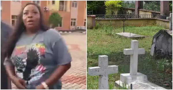 “Girls Dey Go Burial Ground Go Baff, Use Am Cook” – Woman Reveals Shocking Revelation (Video)