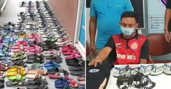 Man with shoe fetish stole 126 slippers from his neighbors so he could 