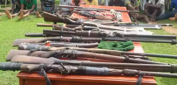 Police recover 520 illegal firearms, arrest 297