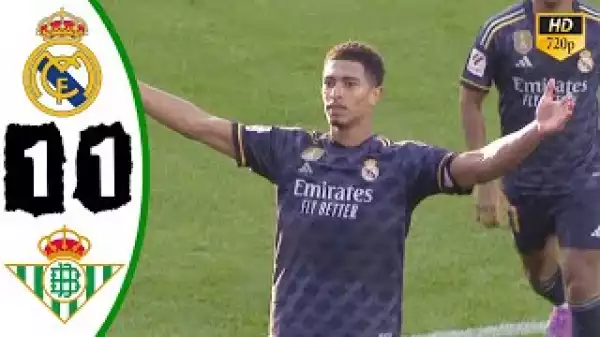 Betis vs Real Madrid 1 - 1 (Laliga Goals & Highlights)