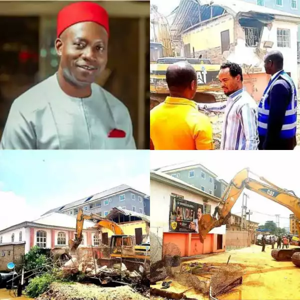 It Was Built On Waterways - Governor Soludo Reacts To Demolition of Odumeje
